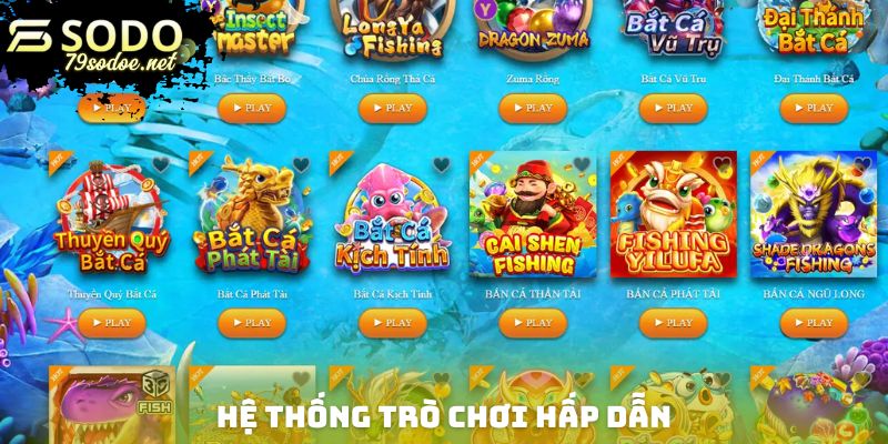 Những tựa game vô cùng hấp dẫn chỉ có tại sảnh bắn cá Jili